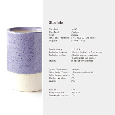 Sara Mid Fire Textured Lavender A397