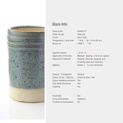 Sara Versatile  Matt Textured Blue Stone ADH52/17
