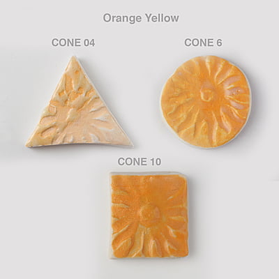 Sara Semi Transparent Underglaze Orange Yellow SUG22